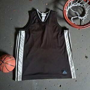 ADIDAS Men's Black Vintage Basketball Jersey Size Medium
